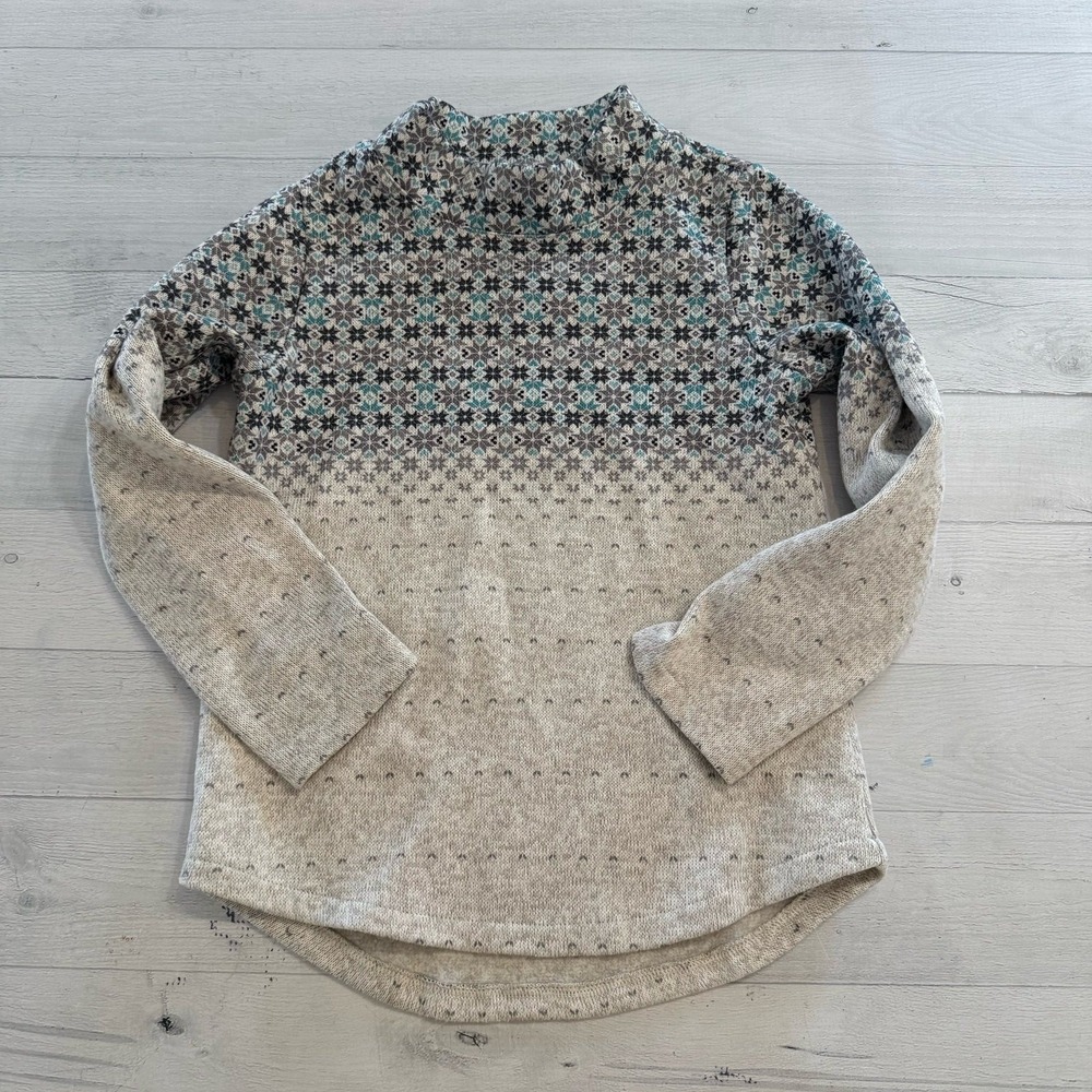 Marleylilly kids girls snowflake sweater youth small (6)